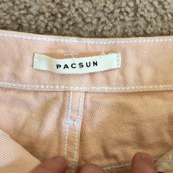 Pacsun peach pink ultra high rise vintage shorts 28 - Picture 4 of 6